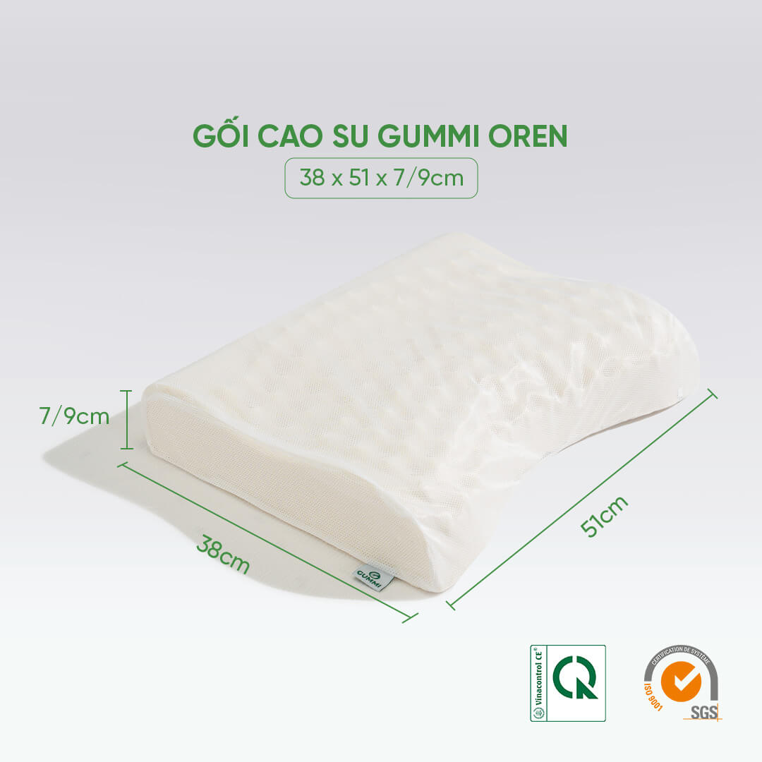 Gối cao su Gummi Oren