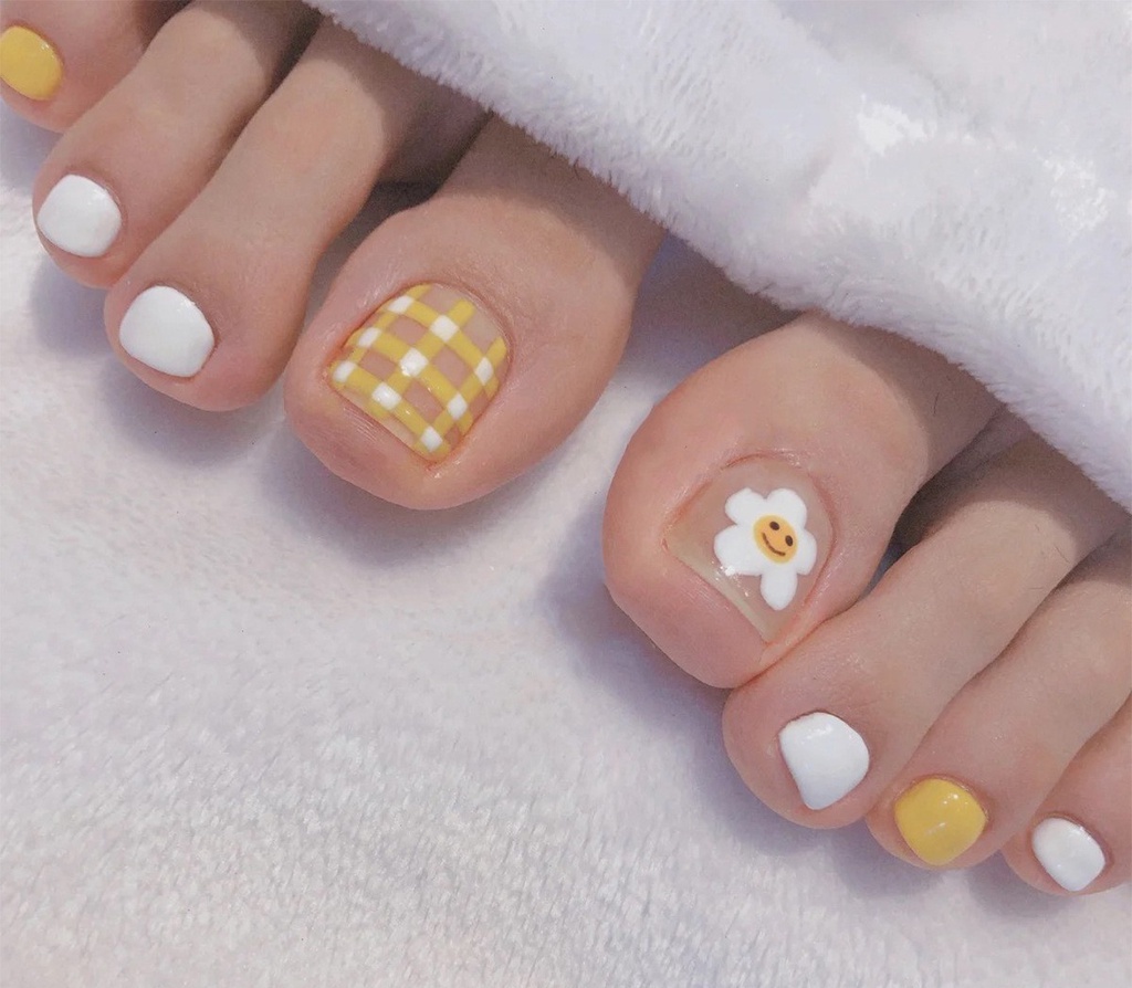 mẫu nail đẹp chân