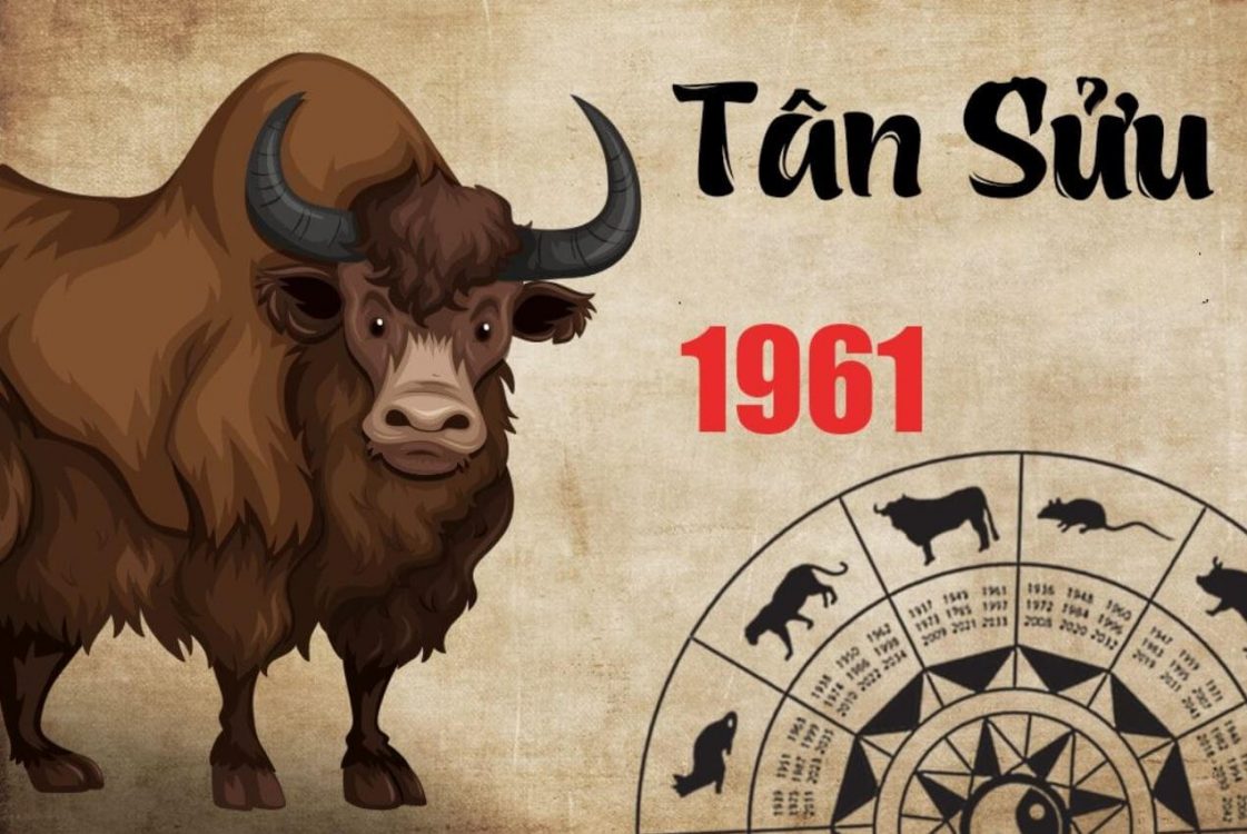 Sinh năm 1961 mệnh gì Tuổi Tân Sửu hợp màu gì Kỵ màu gì