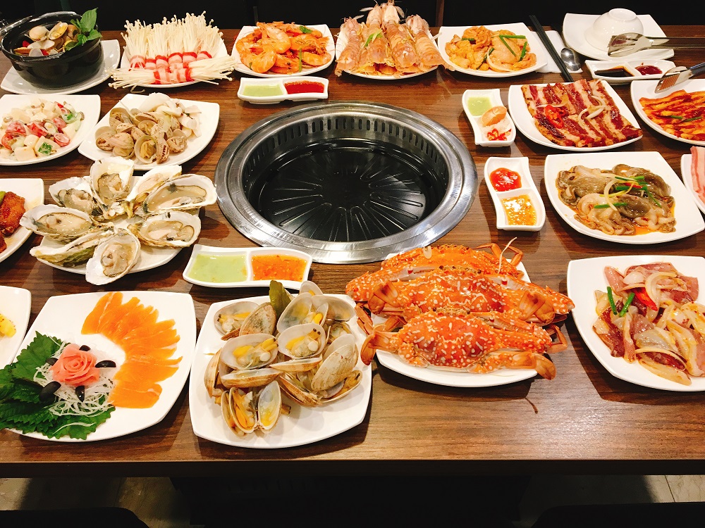 Buffet hải sản BBQ Home