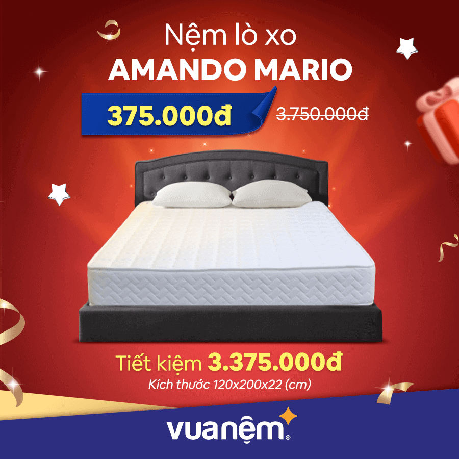 Nệm lò xo Amando Mario