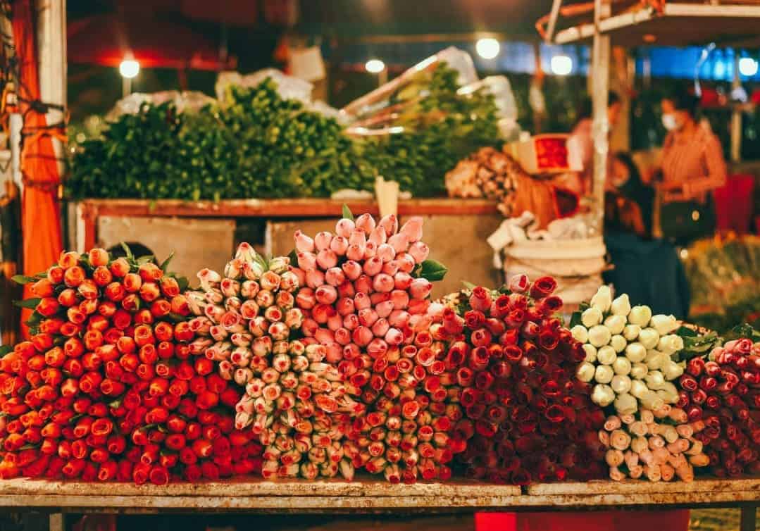chợ hoa nổi tiếng hà nội