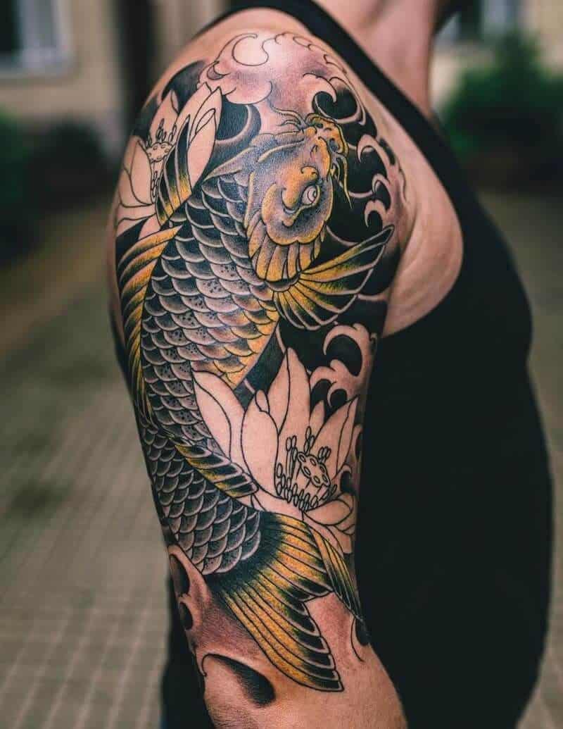 Cá chép vàng  Thế Giới Tattoo  Xăm Hình Nghệ Thuật  Facebook