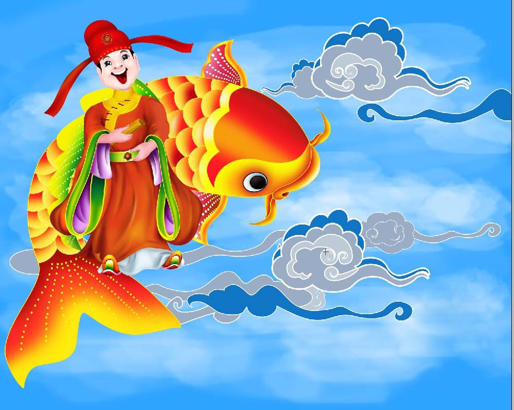 Cống hiến ông táo về trời