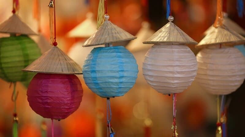 đèn lồng tròn