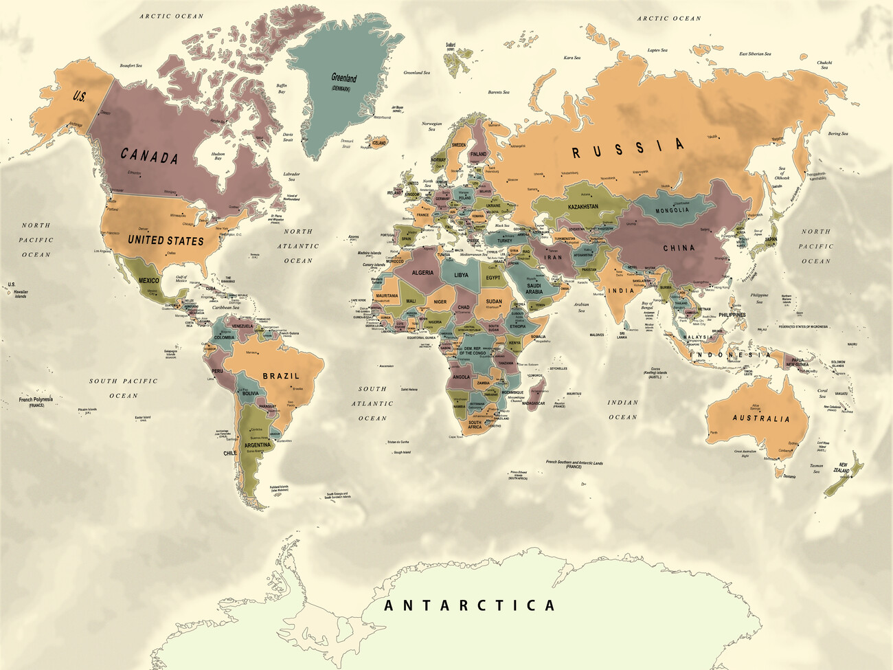 bản đồ thế giới đẹp
