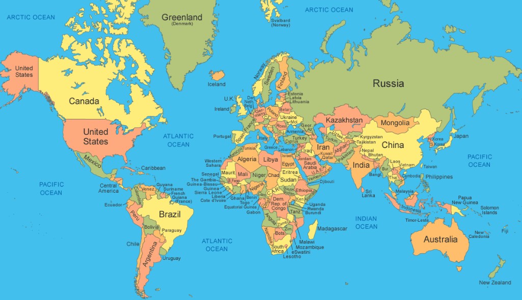 Bản đồ thế giới là gì?