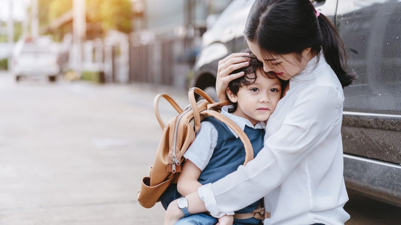 Lần đầu tiên nó vào lớp 1
