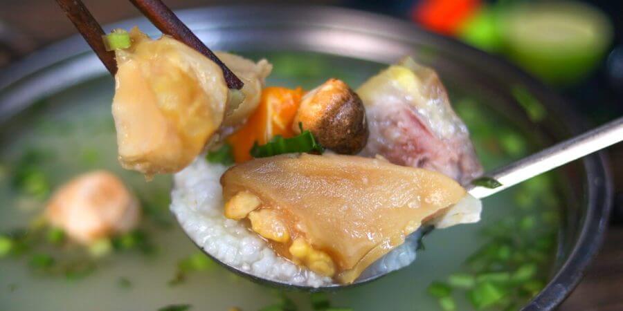 Cháo chứa nhiều chất dinh dưỡng.