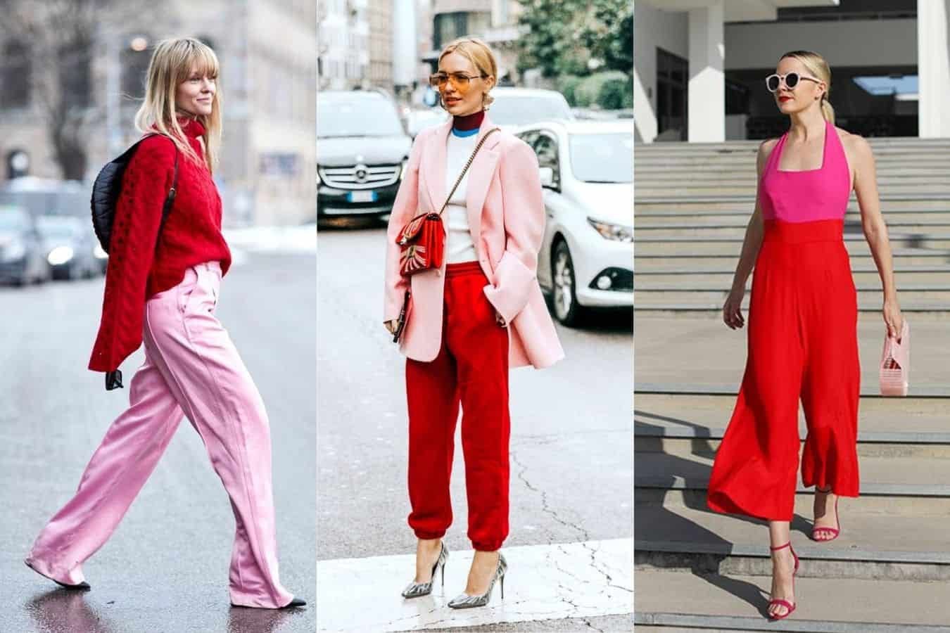 Áo hồng kết hợp với quần màu gì?