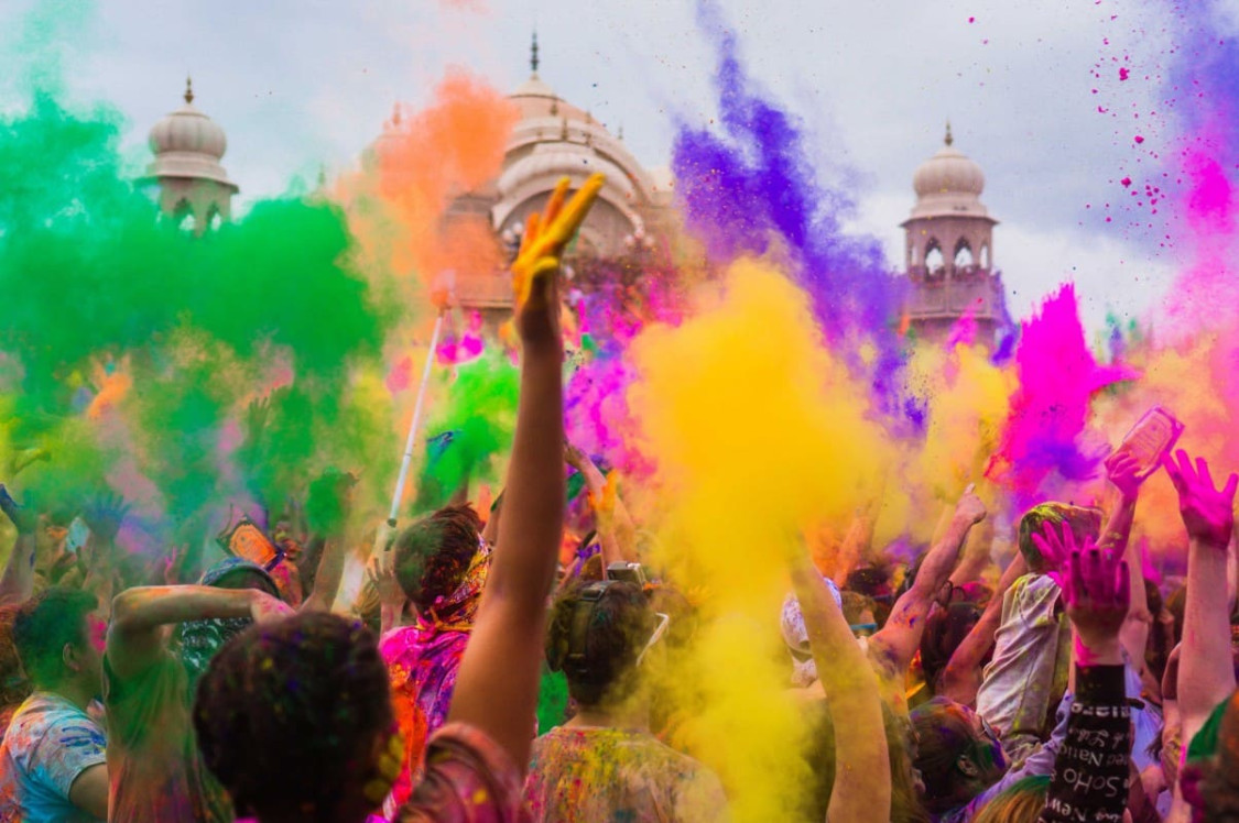 Lễ hội sắc màu ở Ấn Độ