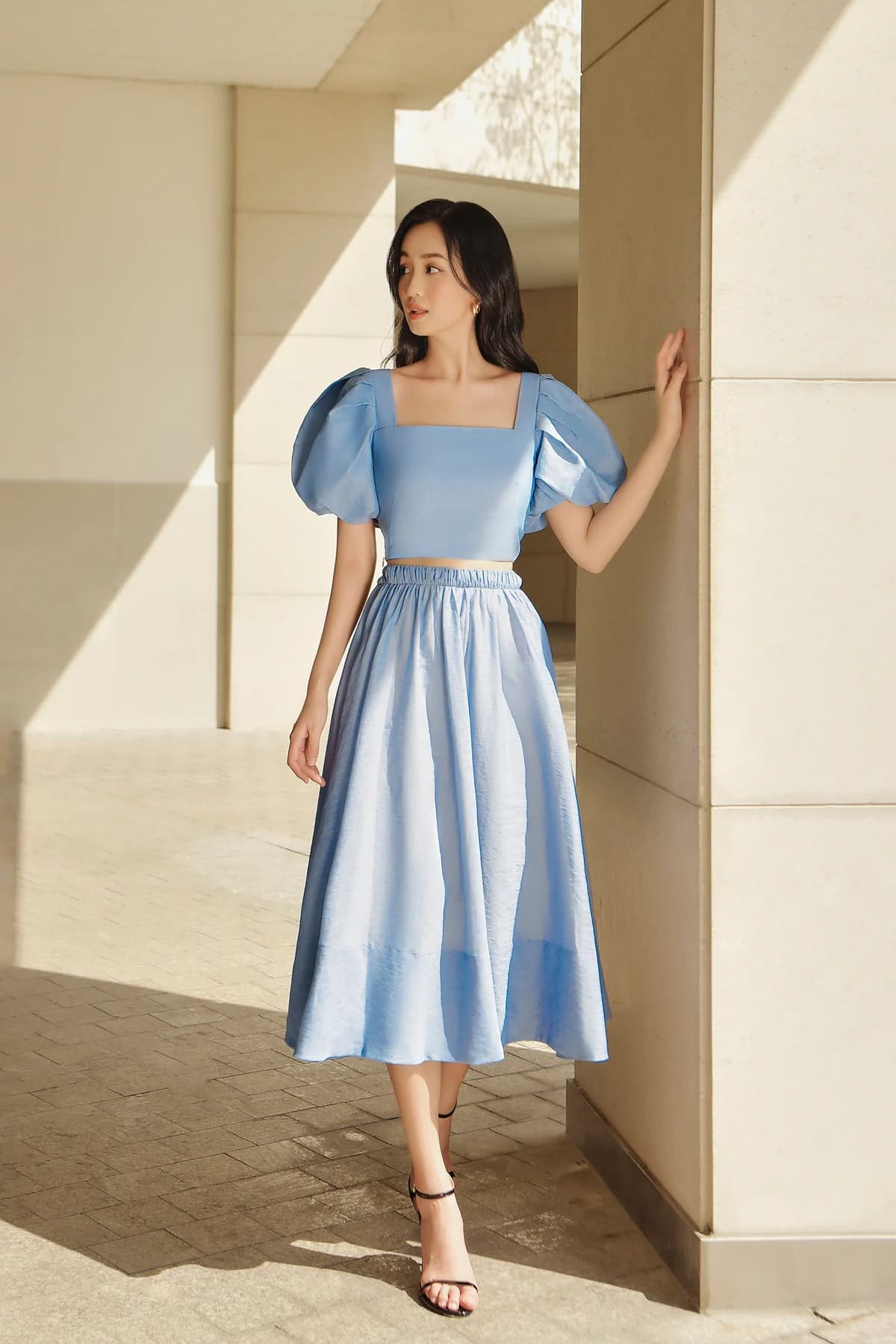 Chi tiết với hơn 75 váy màu xanh da trời nhạt tuyệt vời nhất  trieuson5