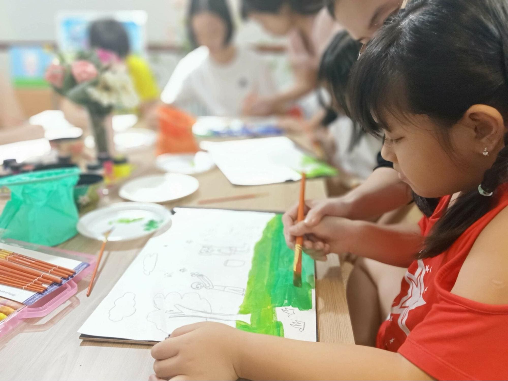 Con học được những gì từ lớp học vẽ cho trẻ em tại Kids Art  Music Saigon   Mẹ không hoàn hảo