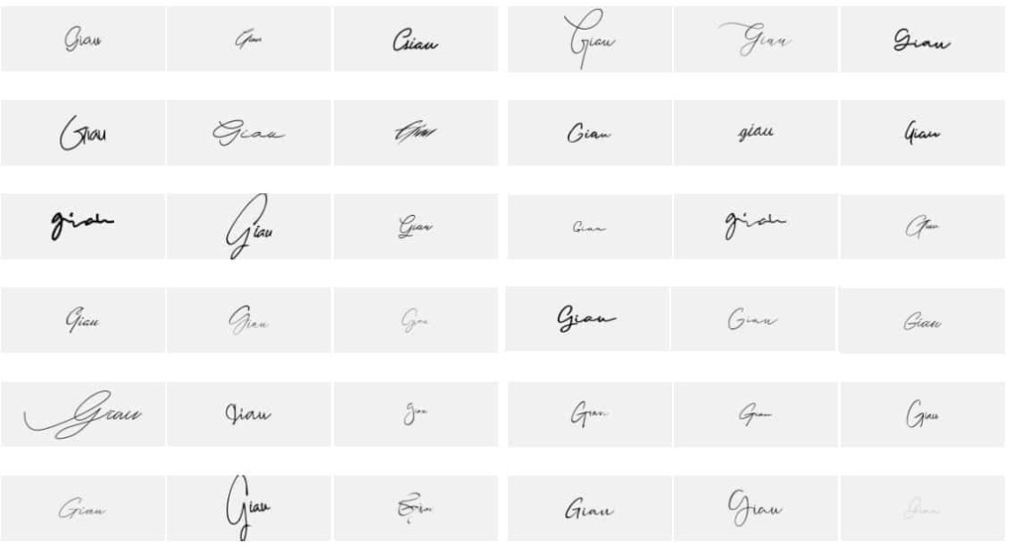 Mẫu chữ ký cho những người thương hiệu “Giàu” đẹp
