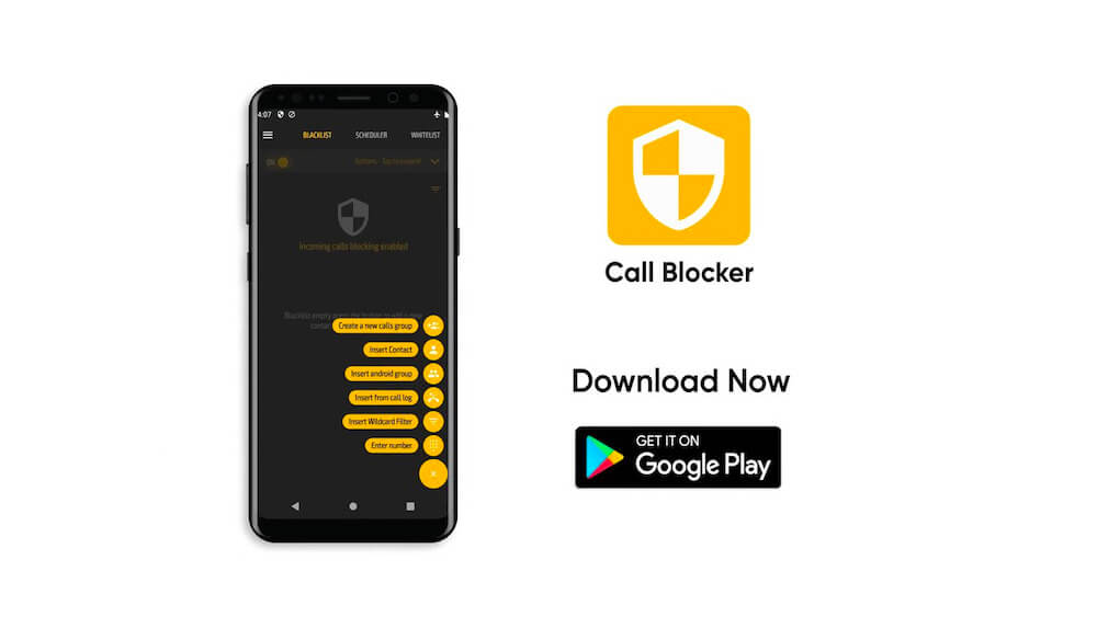 Ứng dụng Call Blocker - Blacklist App sở hữu năng lực tinh lọc những lời nhắn SMS sở hữu nguy hại lừa đảo