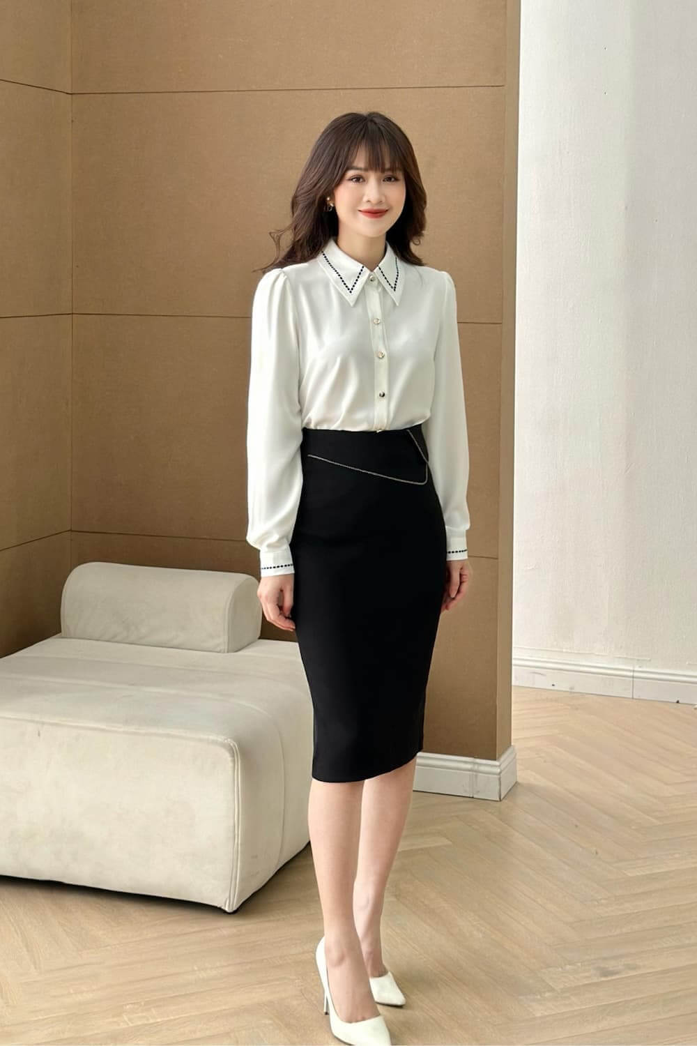 Chân váy mini juyp cực đẹp mới lạ cho cô nàng công sở cá tính năm nay   Thời trang  Việt Giải Trí