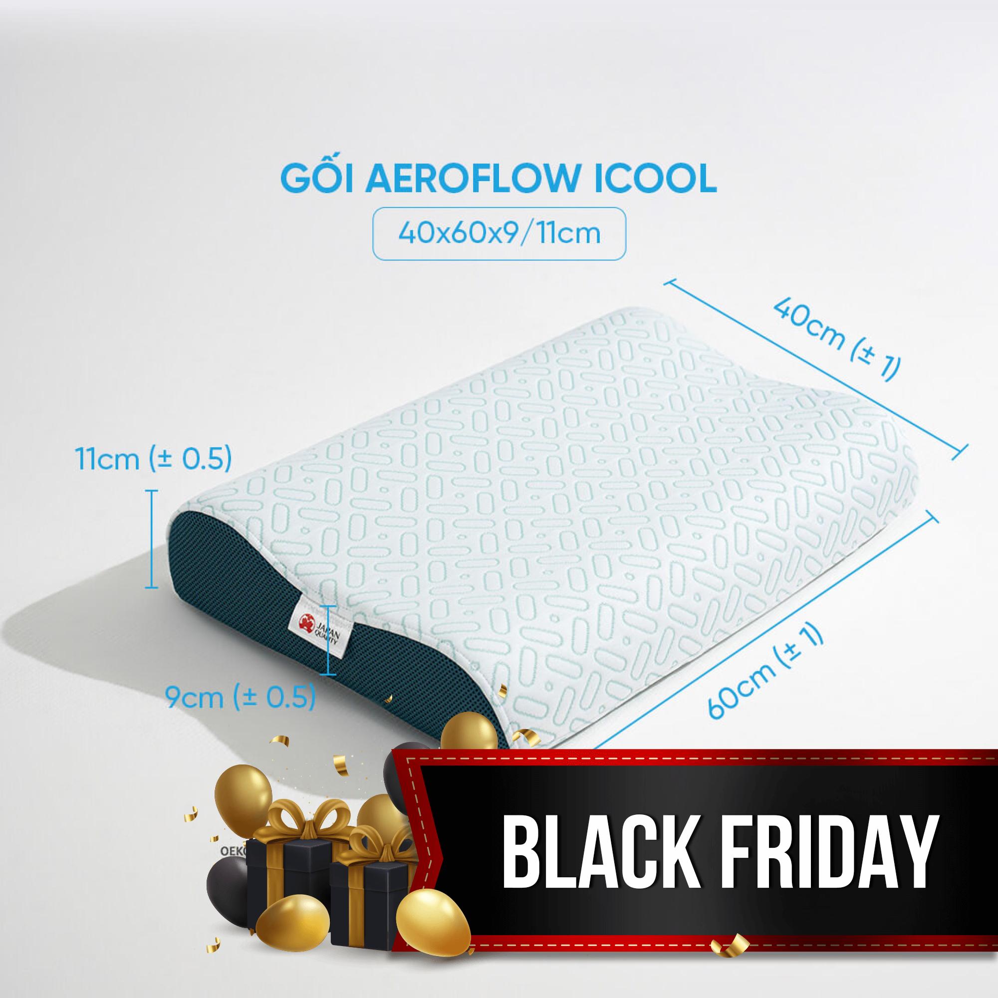 Gối Aeroflow iCool làm mát công thái học